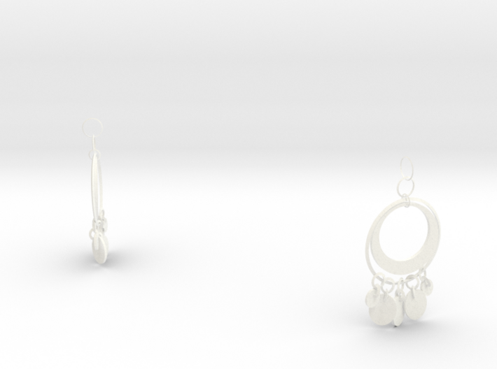 Aisha Earings 3d printed