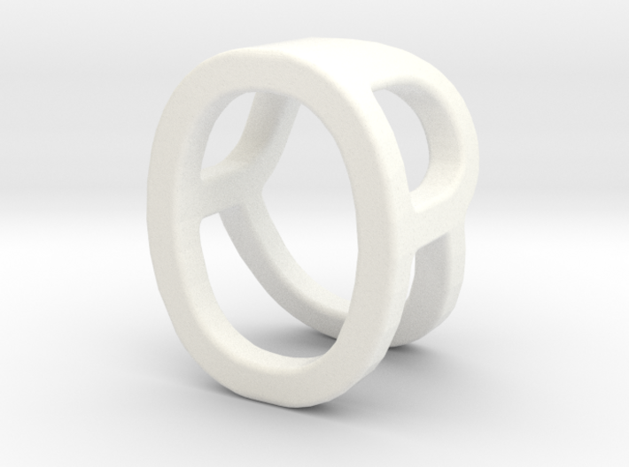 Two way letter pendant - OR RO 3d printed