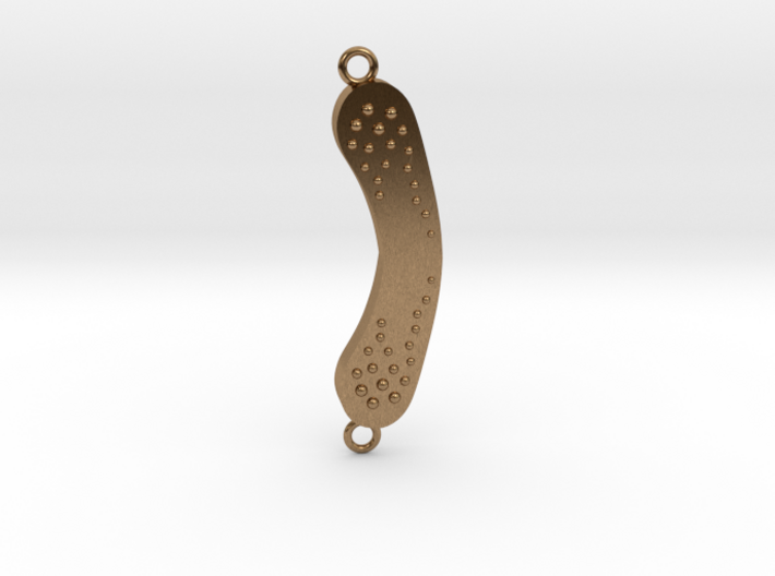 Boomerang pendant 3d printed