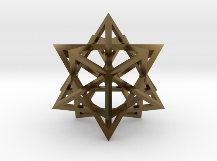 Tetrahedron 4 Compound 3d printed