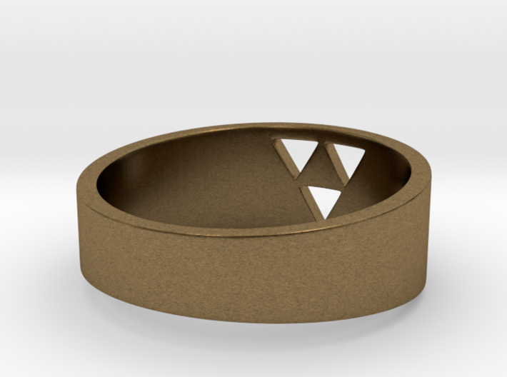 Triforce Ring - 8&quot; 3d printed