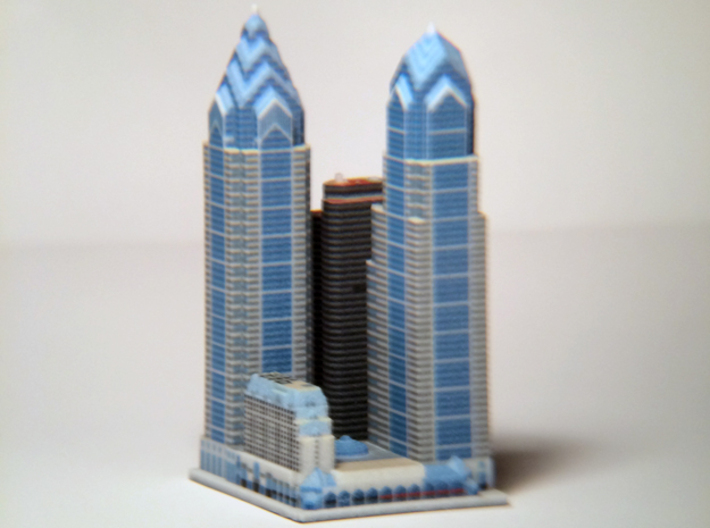 Liberty Place at 1600 Market St - Phladelphia, PA 3d printed 3d printed block, from the southwest.