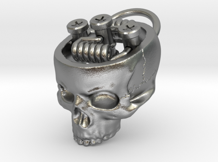 Hollow Skull RDA Pendant 3d printed