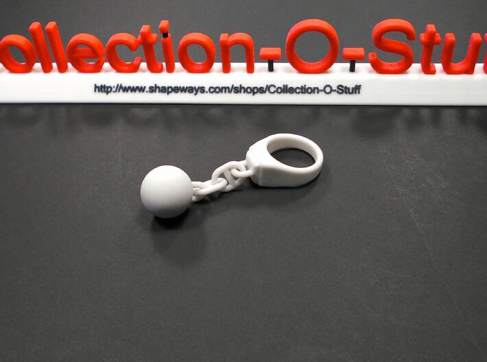 Flail Ring - Sphere - (Various Sizes) 3d printed