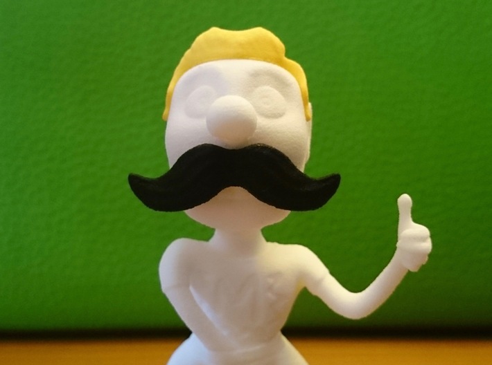 November Mike Mustache Pack 3d printed 