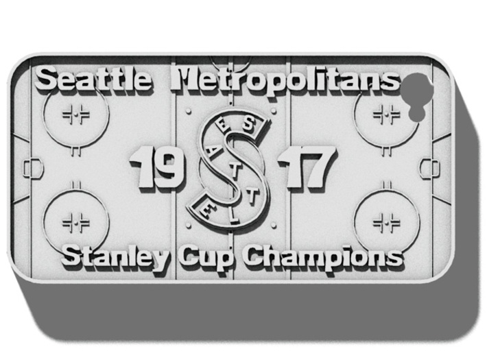 iPhone 4 Seattle Metros Hockey 3d printed