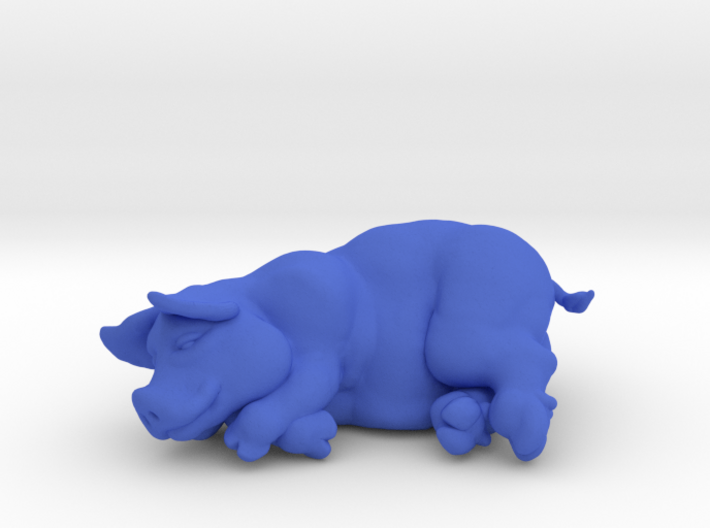 SLEEPING PIG 3d printed