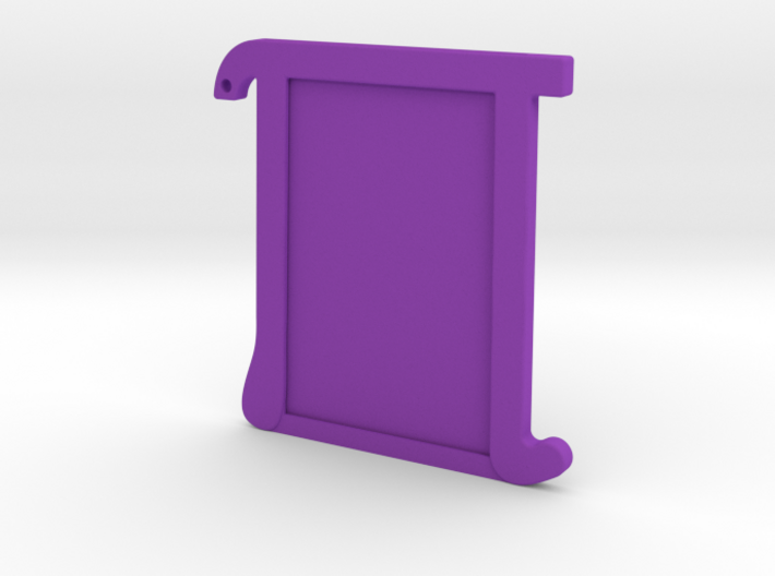 Pi Picture Frame/Keychain (wallet size) 3d printed