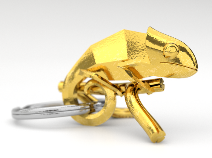 Chameleon - Keychain  3d printed 