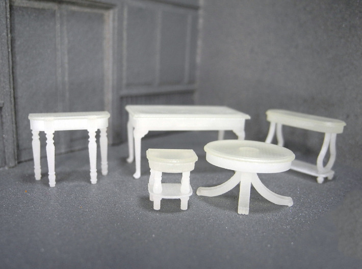 1:48 Set of Tables 3d printed