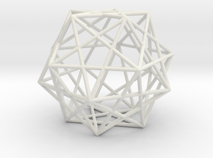 Expanded Dodecahedron 3d printed