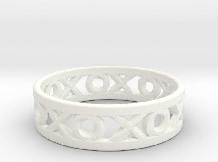 Size 12 Xoxo Ring 3d printed