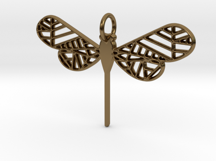 Geometric Dragonfly 3d printed