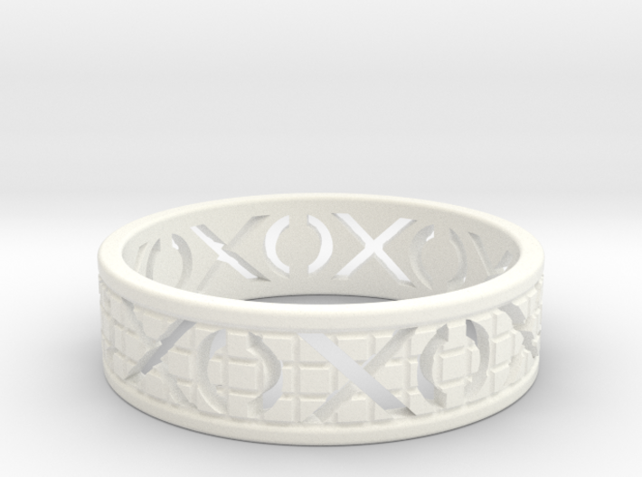 Size 12 Xoxo Ring A 3d printed