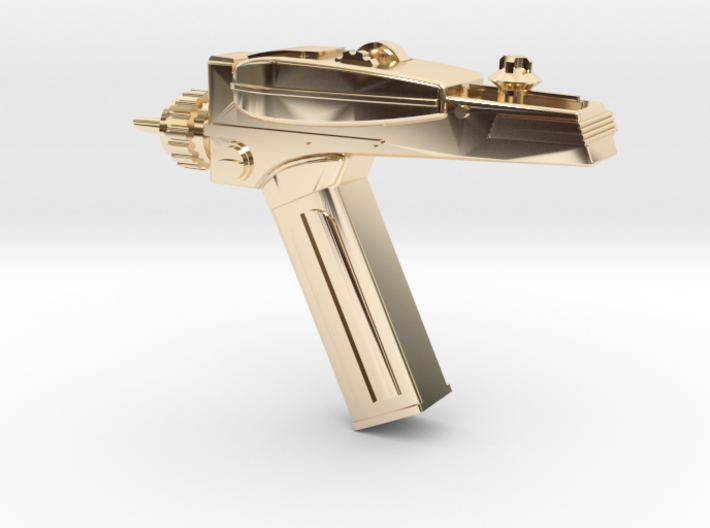 Star Trek Phaser Keychain 3d printed