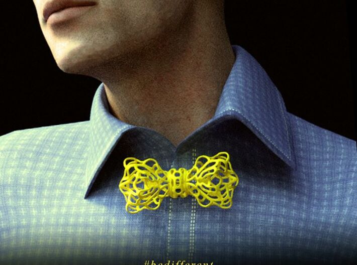 Papillon sottile Con Passanti - thin tie- bow tie 3d printed 