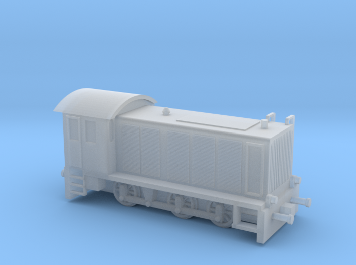 1:144 German GW360 C14 Locomotive 3d printed