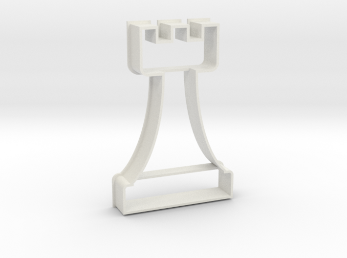 Cookie Cutter - Chess Piece Rook 3d printed