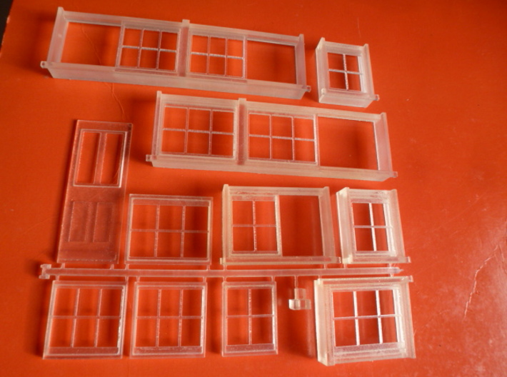 Chard Junction Signal Box Window Assembly 3d printed
