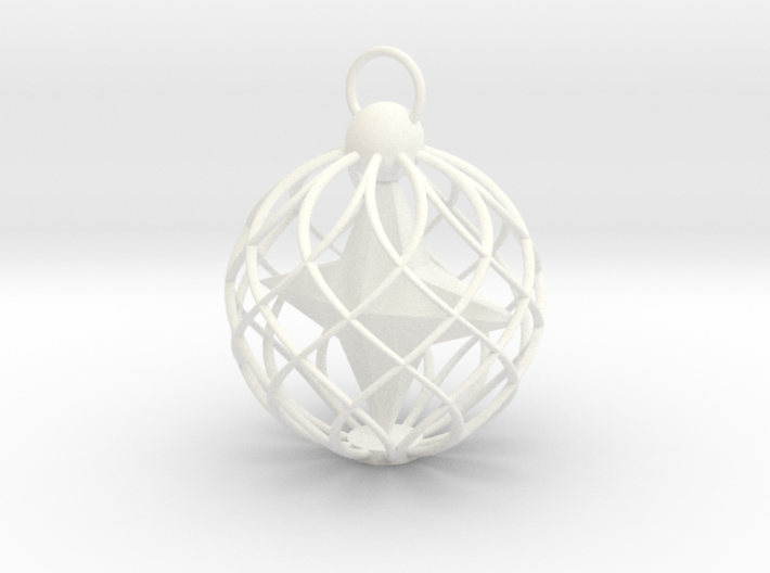 Star Cage Bauble 3d printed