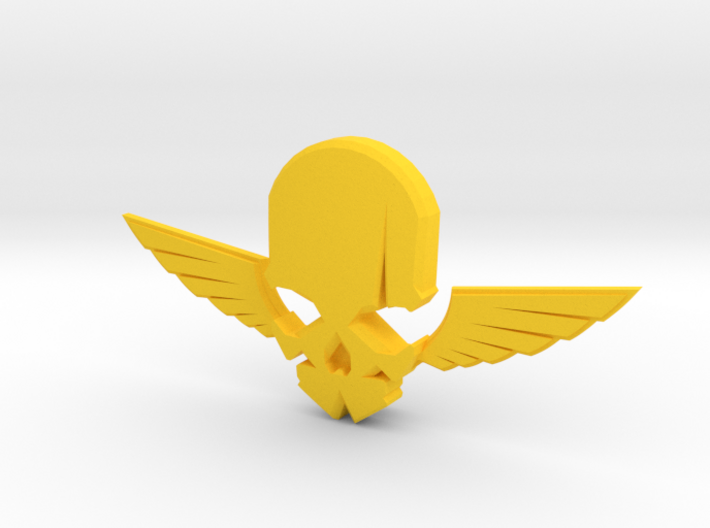 NEW! Skull & Wing NUT, for M6 x1 Screw 3d printed 