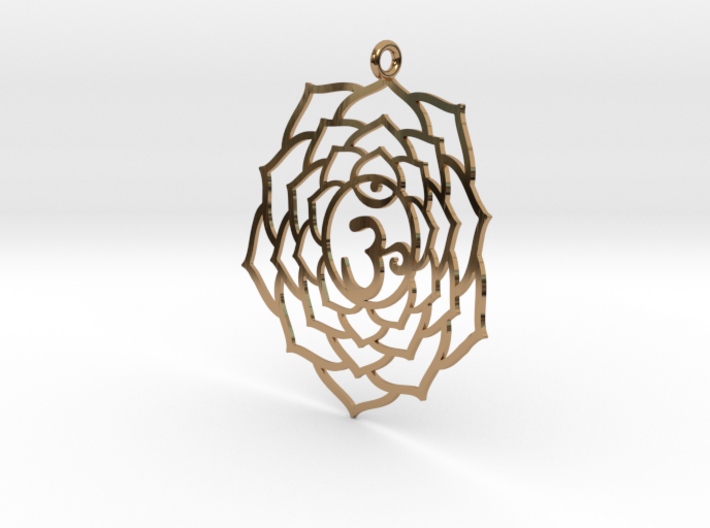 Crown Chakra Necklace 3d printed