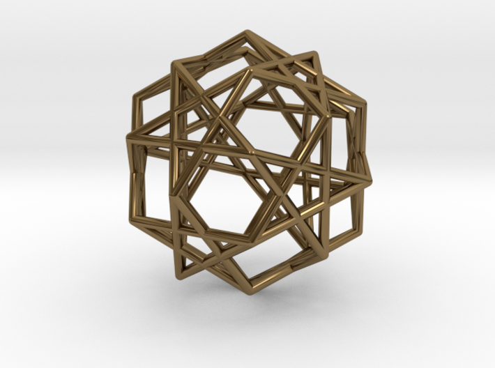 Star Dodecahedron 3d printed