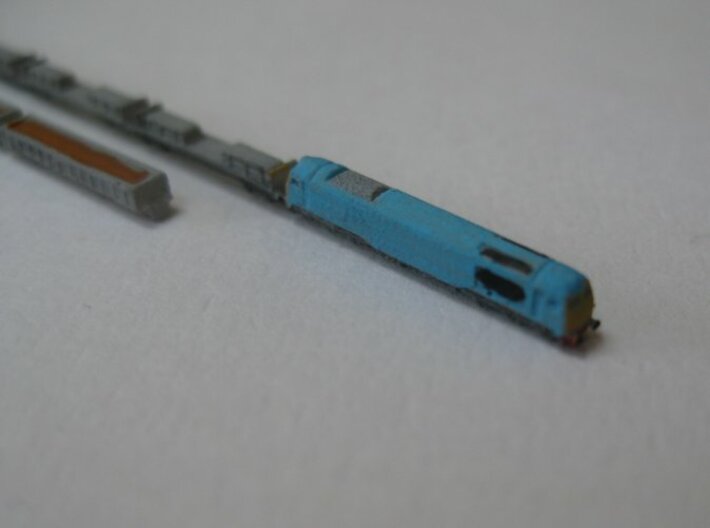 BR Class 60 with steel train (1:1250) 3d printed