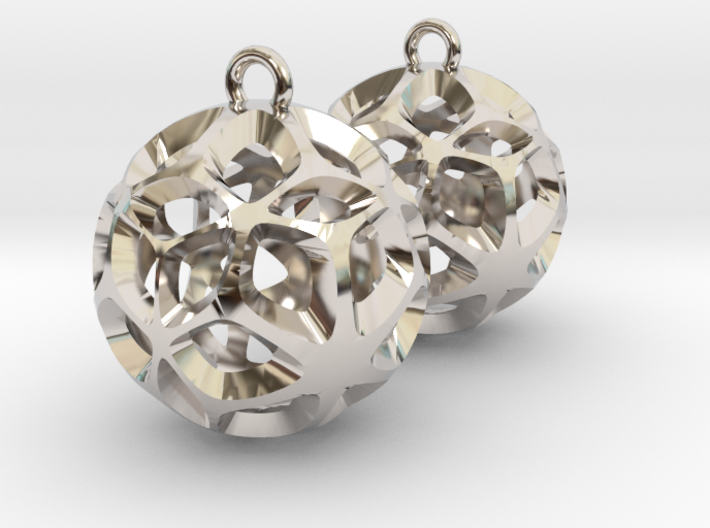 Orion-earrings 3d printed