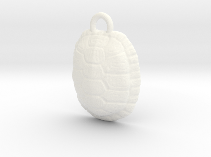 Turtle Shell Pendant Version 2 3d printed