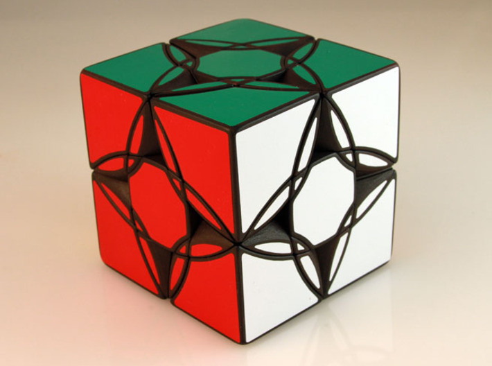Cubic Toru Puzzle 3d printed Solved