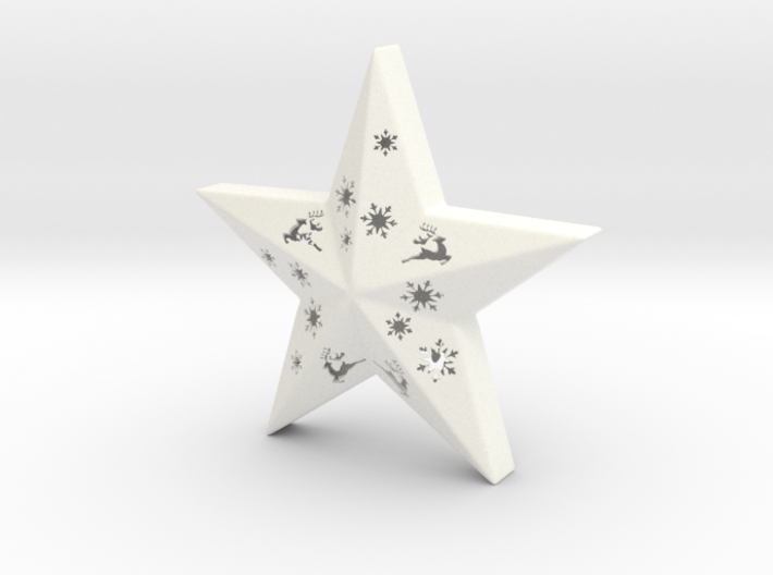 Christmas Tree Star 3d printed 
