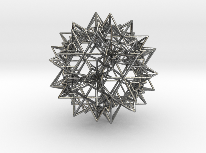 Stellation of a Rhombic Triacontahedron 3d printed