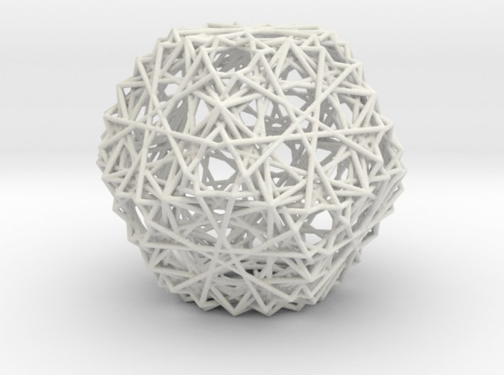 Cuboctahedron 15 Compound, Wireframe 3d printed