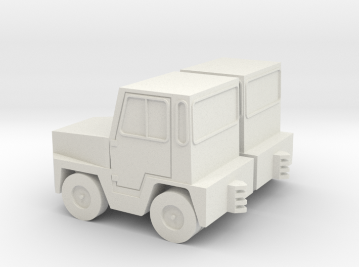 1/87 GSE Airport Baggage Tractor 2pc 3d printed