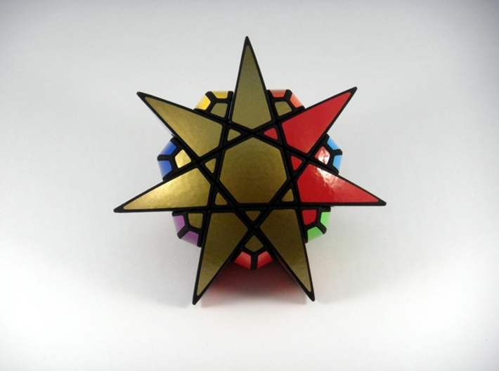 Star of The Seven Puzzle 3d printed Two Turns
