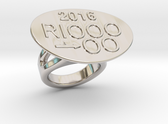 Rio 2016 Ring 22 - Italian Size 22 3d printed