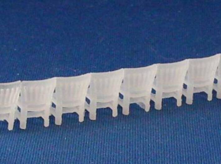 HO SCALE Detailed Chairs X16 3d printed