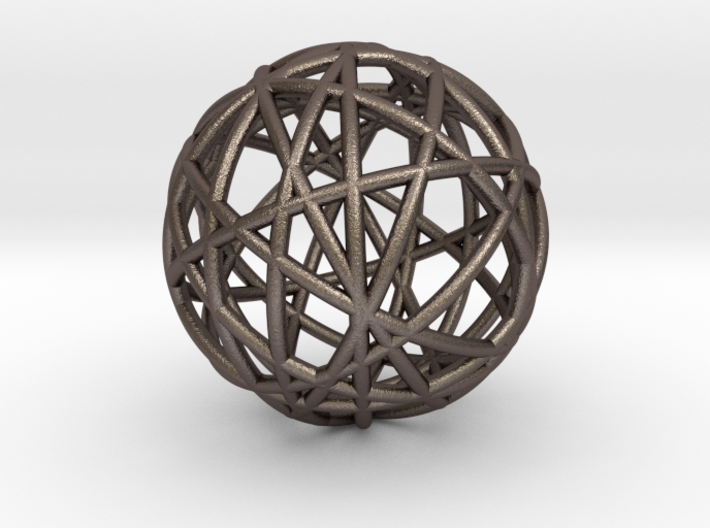 Random Wire Sphere 3d printed
