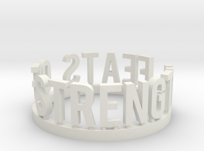 DRAW Festivus - Feats Of Strength ring 3d printed 