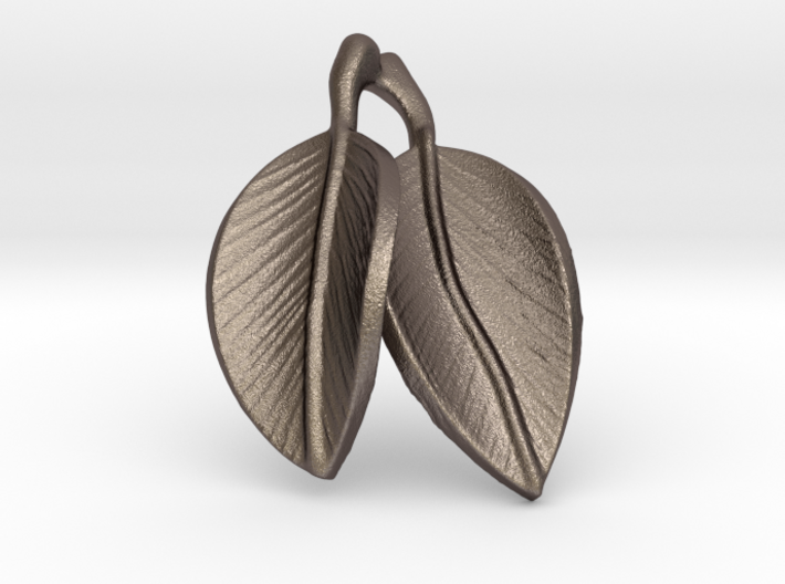 leaves pendant 3d printed