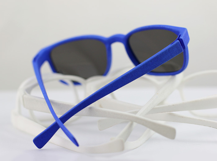 Glasses Frame with customizable Inscription 3d printed 