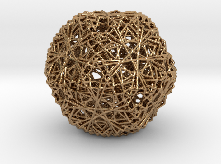 30 Cuboctahedron Compound, Wireframe 3d printed