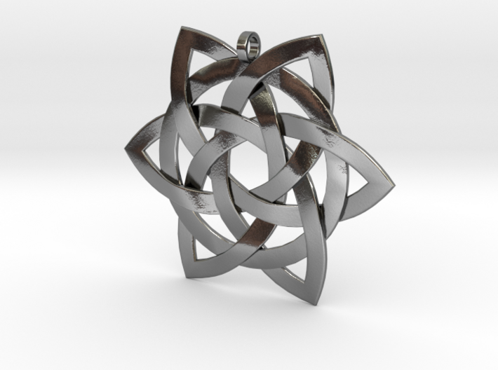 Celtic-star-pendant 3d printed