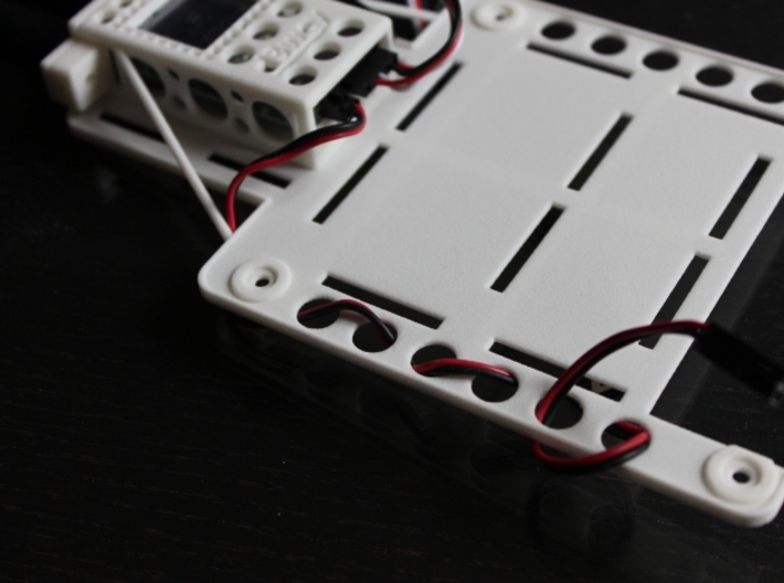 DJI Phantom Custom FPV Undertray -Fatshark (d3wey) 3d printed Up and Under cable tidy keeps cables neat