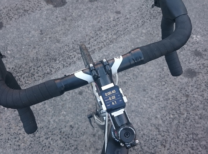Sony Smartwatch 3 quarter turn bike clip 3d printed