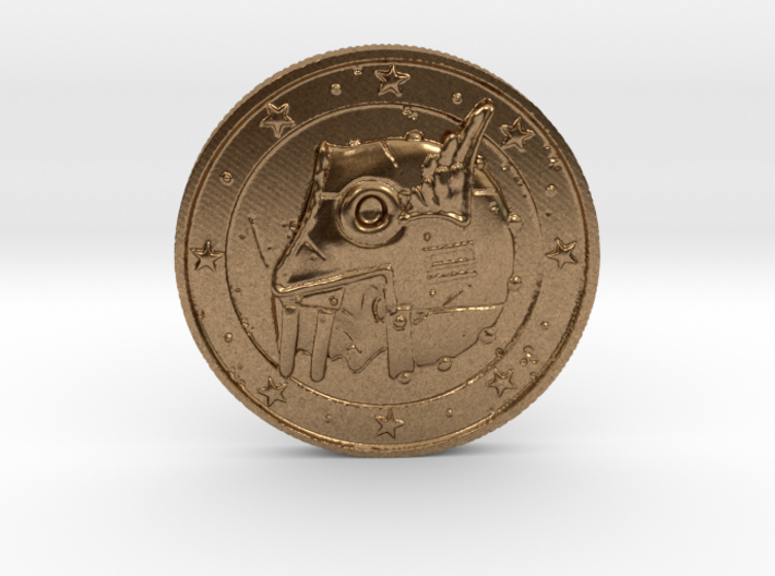 human coin 10 3d printed