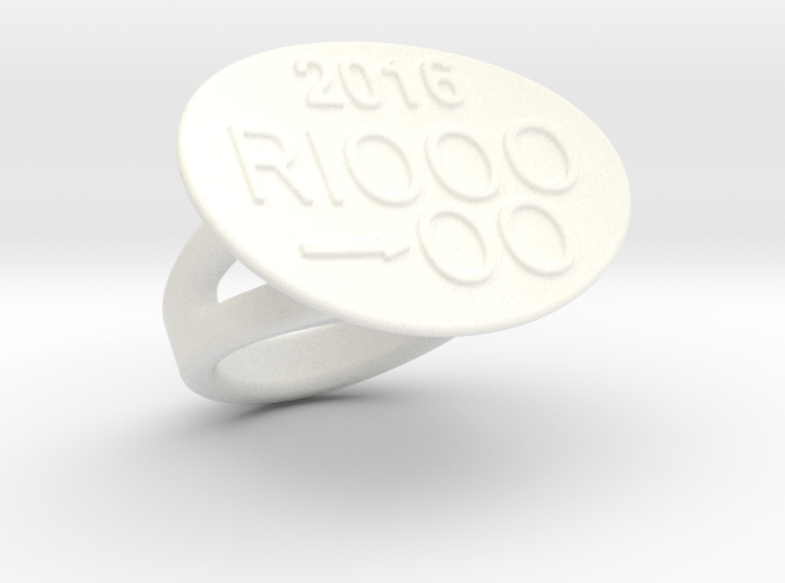 Rio 2016 Ring 24 - Italian Size 24 3d printed