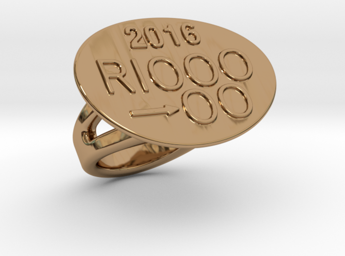 Rio 2016 Ring 29 - Italian Size 29 3d printed