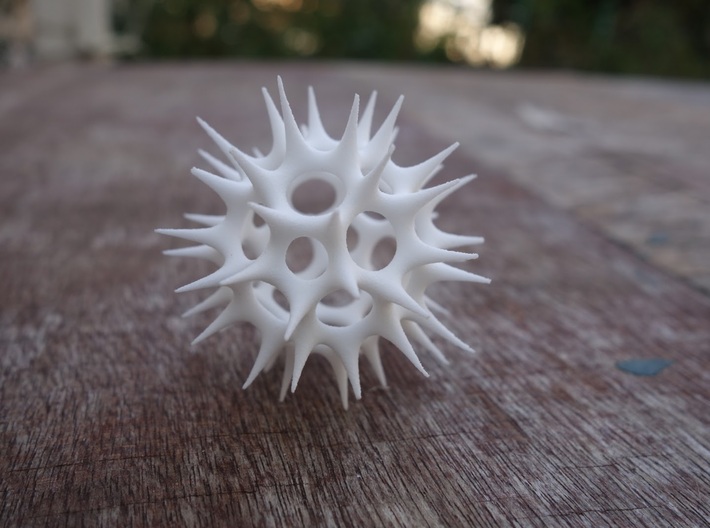 Acrosphaera (Radiolaria) 3d printed